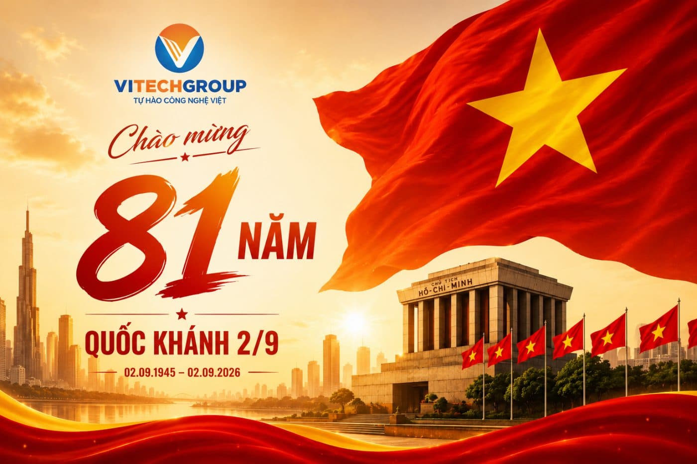Quốc Khánh 2/9 Tại ViTech Group – Một Ngày Để Tự Hào, Một Khoảnh Khắc Để Biết Ơn